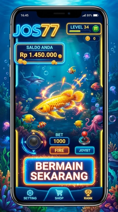 Tampilan aplikasi jos77 yang sederhana dan efektif.